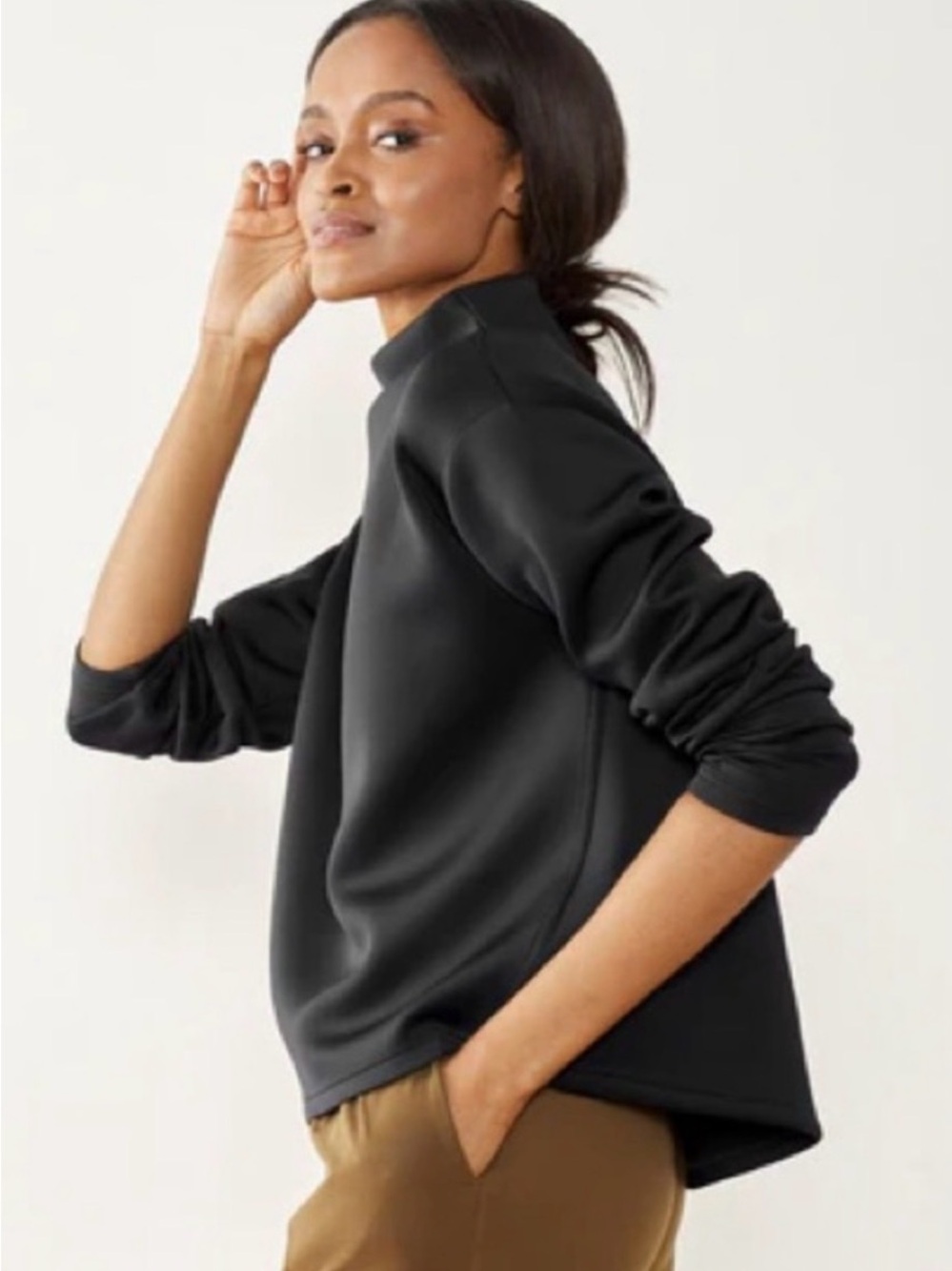 Aday Like A Boss Pullover Black Size Medium EUC